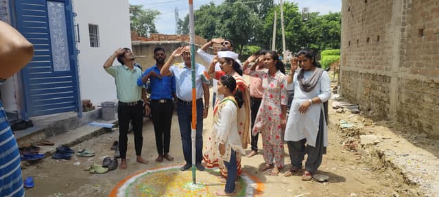 Salute to National Flag - Independence Day Celebration 1