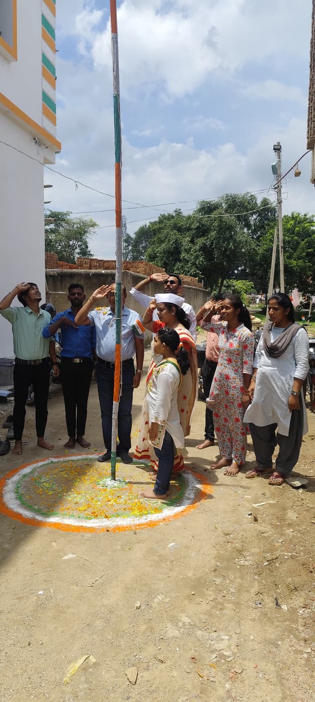 Salute to National Flag - Independence Day Celebration 2